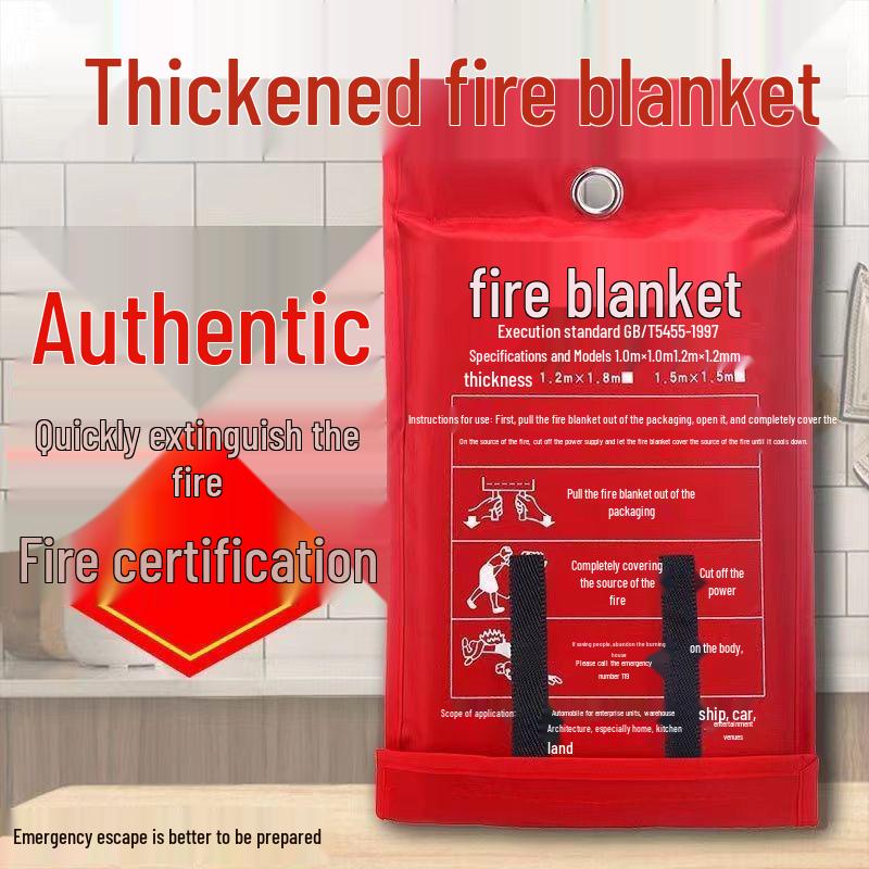 Commercial Kitchen Fire Blanket - Fire Safety & Escape Tool