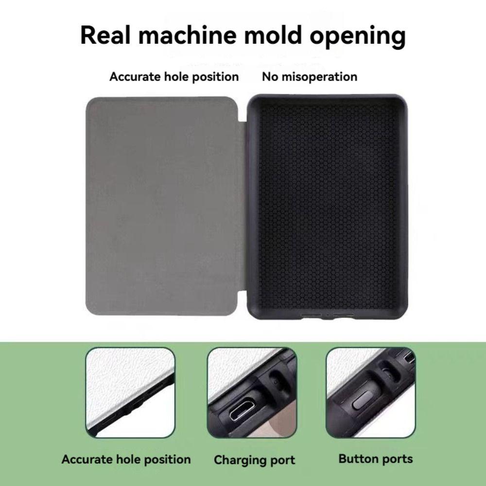 Leather Folio Sleeve Auto Wake/Sleep Cover E-Reader Case for Paperwhite 2024 12th Gen/Colorsoft