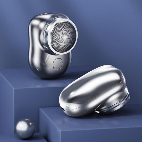 1 комплект, портативная мини-бритва для мужчин, перезаряжаемая от USB, влажная, сухая, малошумная, высокоскоростная электрическая бритва, набор