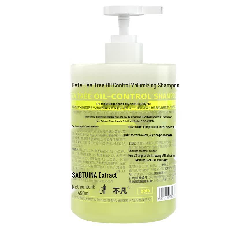 BeFe Tea Tree & Peptide Shampoo Set with Combs