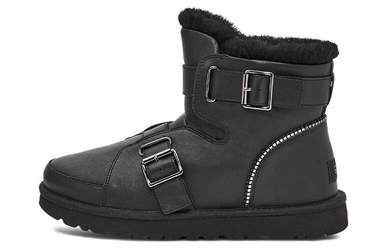 Women's Boots UGG Mini Buckle Short Boots 'Black' Women's