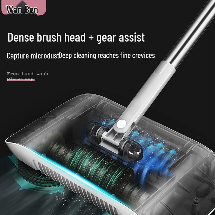 Многофункциональная подметальная машина с ручным приводом, набор веника и совка для домашнего использования