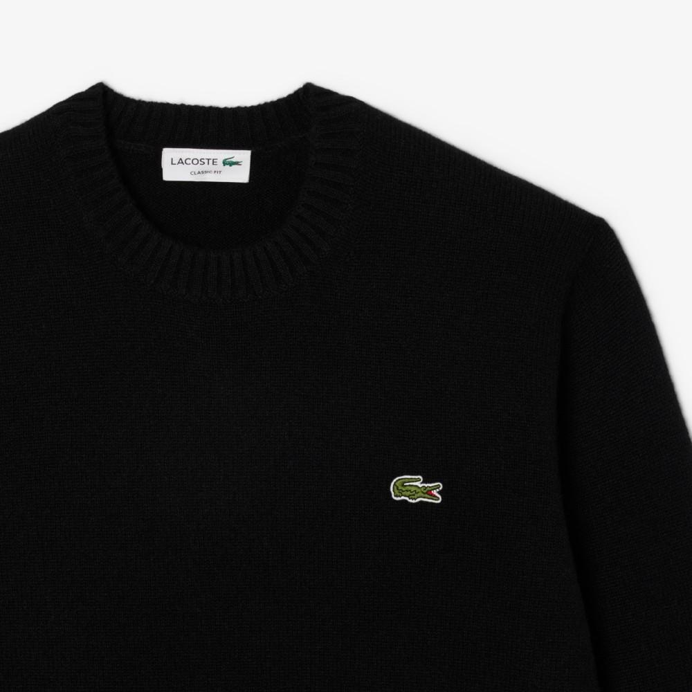 [lacoste] Men's Cashmere Crew Neck Sweater AH3136-55N031
