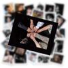 Набор фотостикеров в стиле Polaroid BTS, 50 шт. - RM Джин Шуга Джей-Хоуп Чимин Ви Чонгук K-pop стикеры для ноутбука, бутылки с водой, чехла для телефона, подарок для ARMY