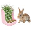 Кормушка для травы против царапин, фиксируемая 2 в 1, кормушка для еды, прочная миска для кроличьей клетки, кролик
