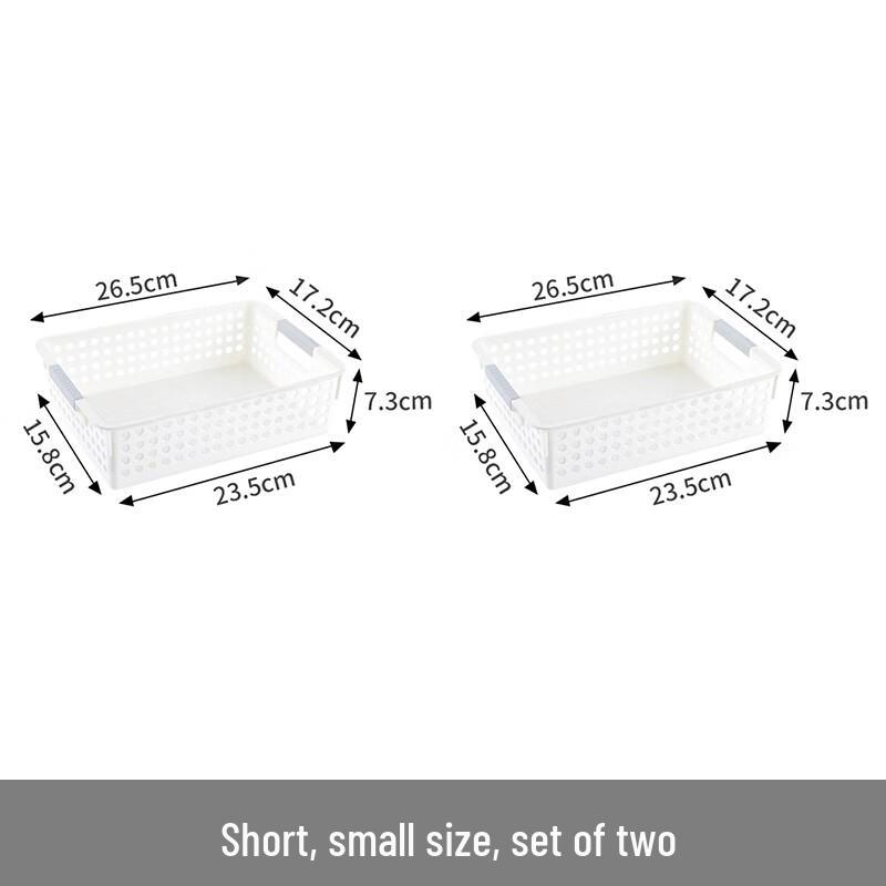 Rectangular Plastic Multipurpose Storage Basket