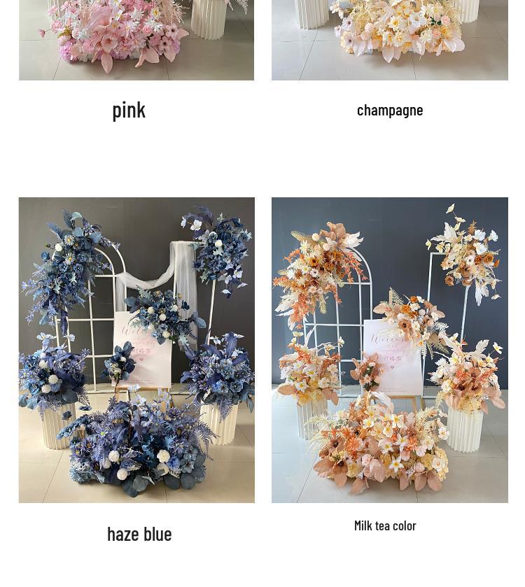 Искусственный Цветочный Декор для Свадебного Места Проведения: для Дорожки, Сцены и Банкетного Зала