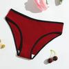 Женские весенне-осенние новые трусы из чистого хлопка, однотонные, с нитями для лифтинга бедер, дышащие, двухслойные, с низкой посадкой