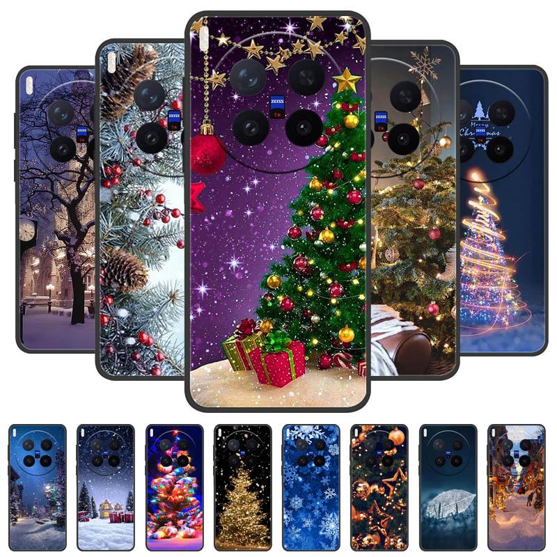 Рождественский painted чехол для Vivo X300 Pro Case V2502A Силиконовый мягкий чехол для телефона для Vivo X300 5G V2509A Capa 2025 Новый Fundas