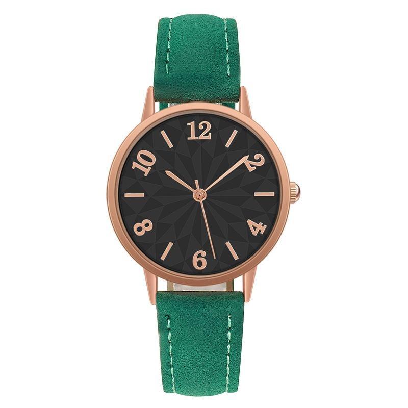 Trendy Unisex Casual Women Dress Wristwatches Leather Belt Watches Ins Watch Women Watch Ladies' Quartz Clock Simple Frosted