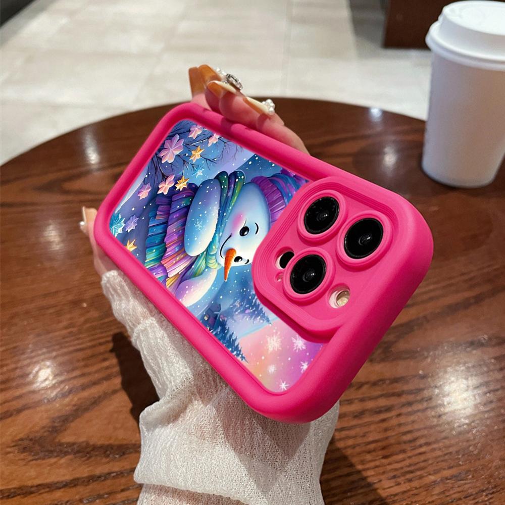 N116 Счастливого Рождества С Новым годом арт Мягкие чехлы для телефонов Angel Eyes для iPhone 16 15 14 13 11 Pro Max 8 7 6s Plus 12 mini XR XS Max Противоударный чехол