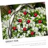 10Pcs Resin Ladybug Garden Stakes Decorative Outdoor Art for Spring Decor Ladybug Lawn Ornaments Garden Decorations for Home and Patio