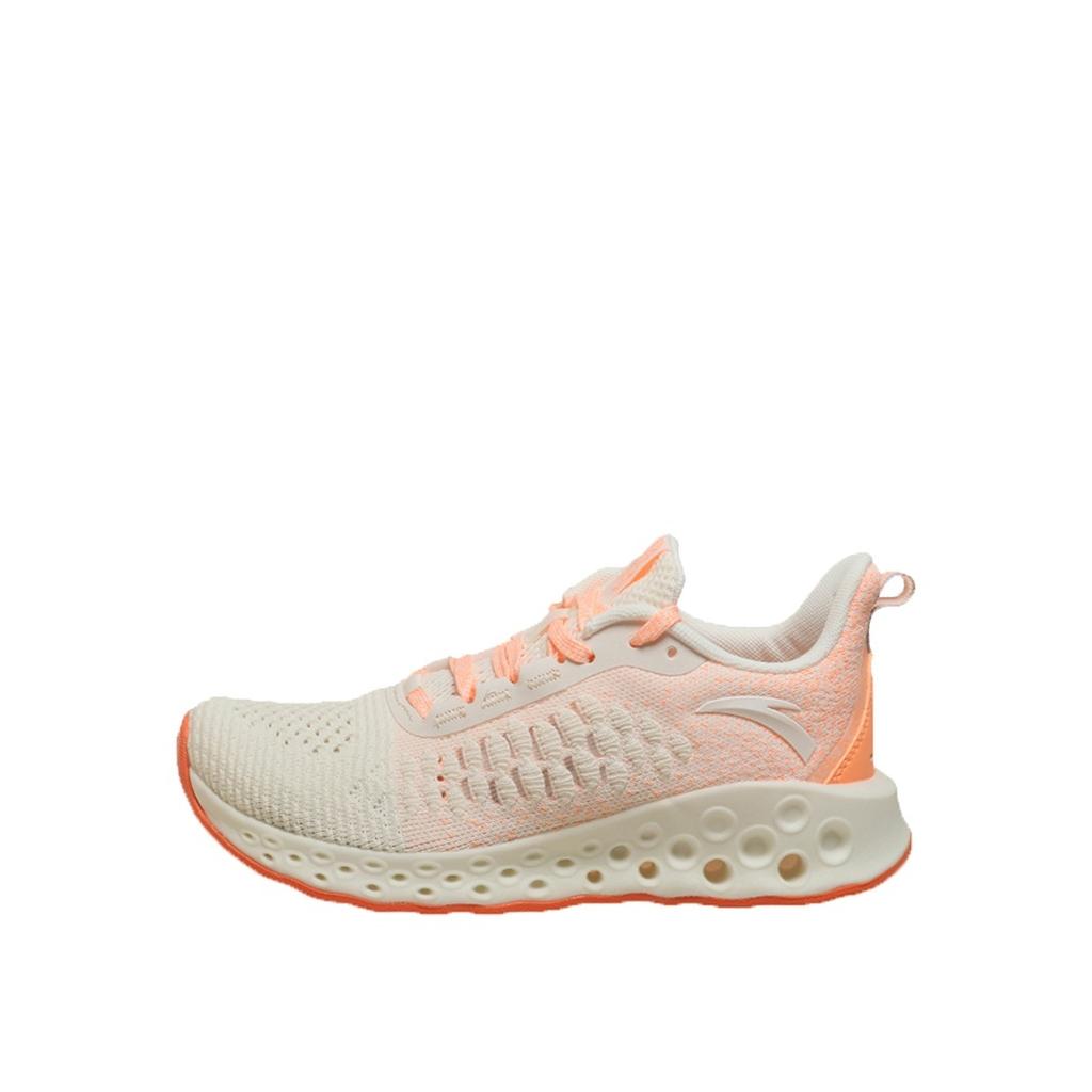 Anta Кроссовки женские с амортизацией Wormhole Technology Low Top, оранжевые, белые, 12925588-7