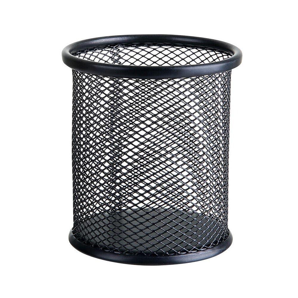 Multicolor Desk Tidy Office/School Storage Case Mesh Pen Pot Stationery Organiser Pen Holder