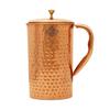 Hammered Copper Jug Pitcher, Storage & Serving Water, Home Restaurant, 1000 ML