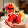 Mascot Dolls Cartoon Horse Doll Soft Zodiac Pony Figurine Horse Plush Toys  Festive Decoration