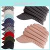 Cozy Women's Stretch Knit Hat Ponytail Beanie For Winter Warmth And Style