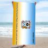 Coventry City Print Beach Towel, Large Soft Quick Dry Towel for Beach Camping Swimming