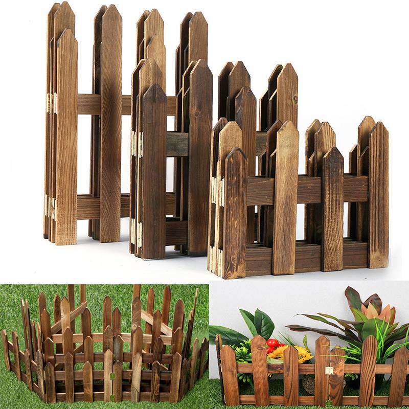 1,2 м бревенчатый бордюрный забор, палисад, устойчивый к коррозии деревянный бордюрный садовый забор для цветников