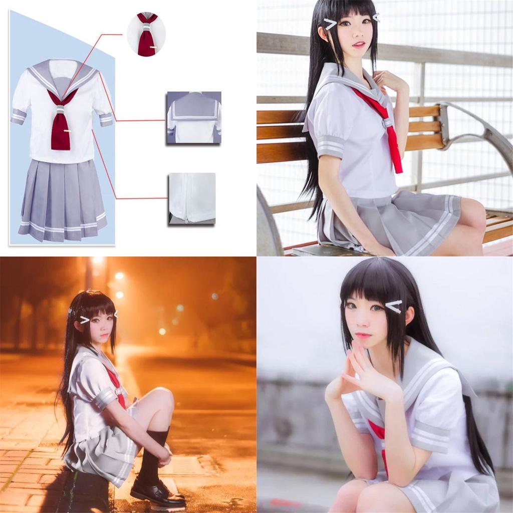 Love Live Sunshine Aqours Така́ми Чи́ка Униформа Матроска Костюм для косплея Юбка Для поклонников аниме