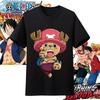 Хлопковая футболка оверсайз с принтом персонажей аниме One Piece для мужчин и женщин, удобная, в стиле Y2K, детская одежда, летняя футболка