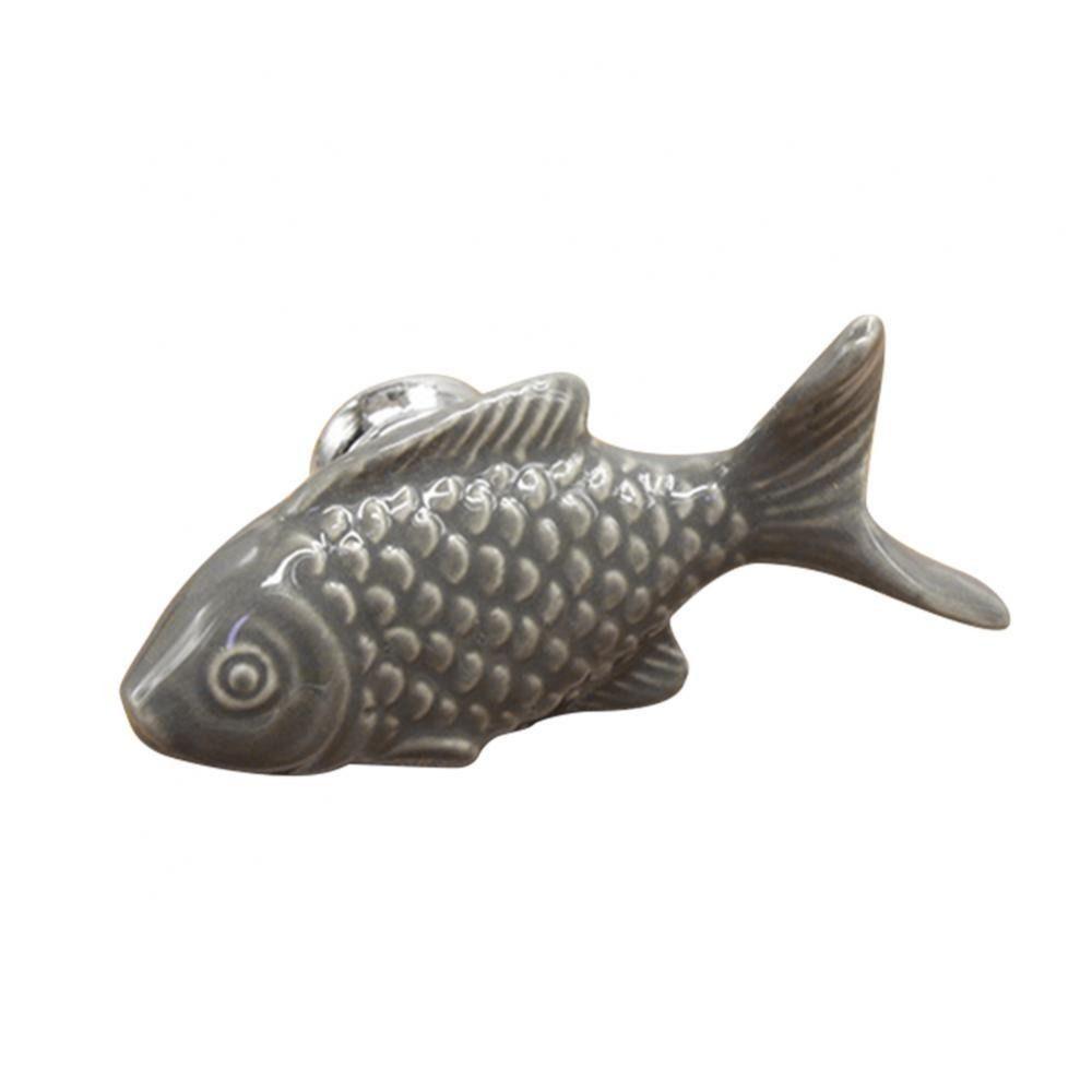 Fish Shape Drawer Knob Single Hole Door Handles Stylish Cupboard Knob  Kitchen
