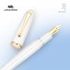 Jinhao 9013 Fountain Pen Four Seasons Color Transparent Barrel Portable Clip Heartbeat F Nib for Office Signature School