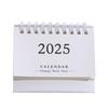 2025 Desk Calendar Flip-top Coil Calendar Schedule Planner To Do List Notepad Time Management Organizer Home Office School Supplies