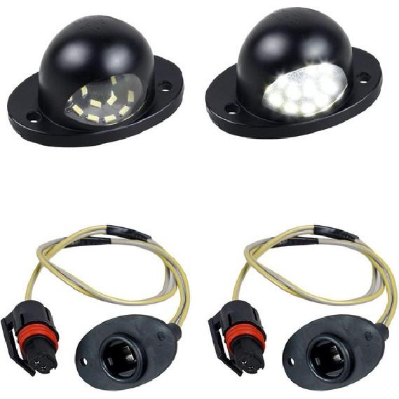 LED License Plate Tag Light With Socket Assembly For Dodge Ram Pickup 1994-2002