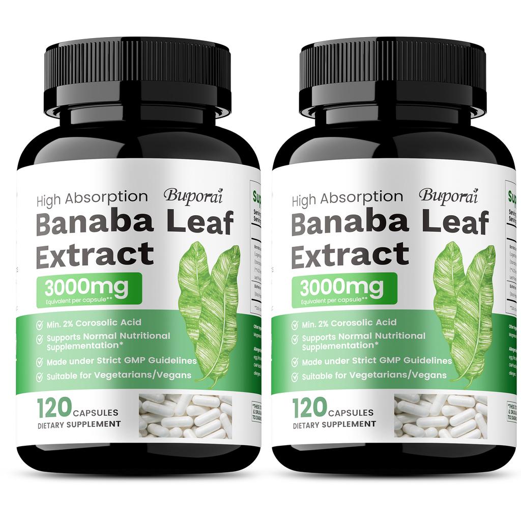 Buporai Barnabas Leaf Dietary Supplement, containing barnabas leaf extract, 3000mg high content, for daily nutritional supplementation