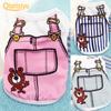 Pet Cartoon Print Design Sweat Absorption Cotton Dog Clothes