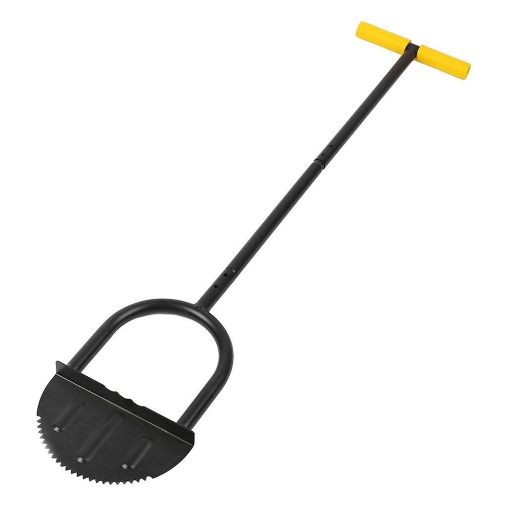 Инструмент для обрезки газона Полумесяц Острый зуб пилы Длинная ручка Ручной инструмент для обрезки кромок для двора Сад Тротуар