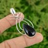 Daughters Day Deal Sterling Silver Pear Pietersite Stone Wedding Mother Pendant