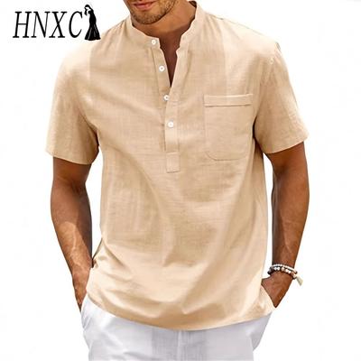 Мужская мода повседневные однотонные принтованные топы и футболки