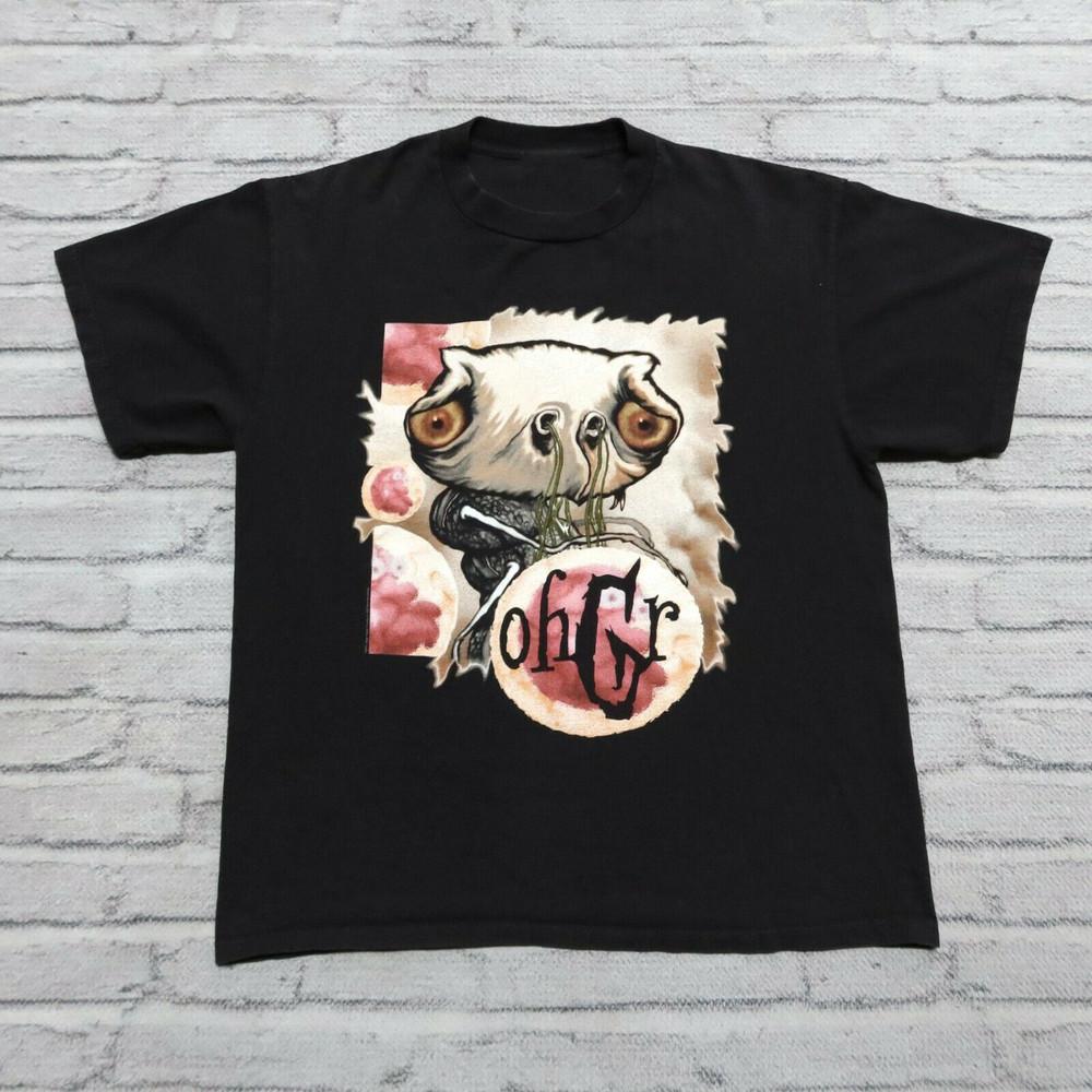 Vintage 2001 Ohgr Skinny Puppy Band T-shirt Black Cotton All Sizes BO682 Unisex T-Shirt
