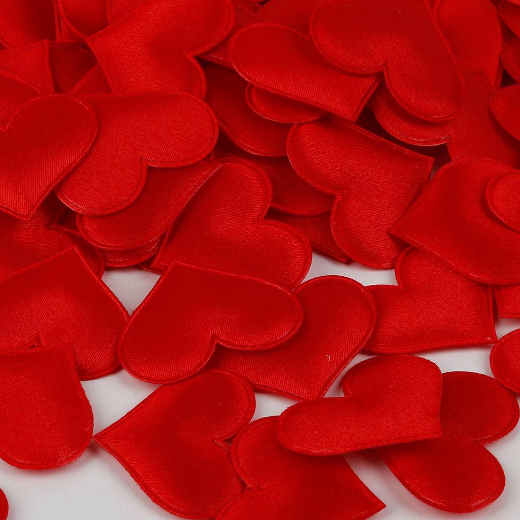 100pcs/bag 5.5*5.5cm Heart Shape Petals Wedding Valentines Day Throwing Table Decoration