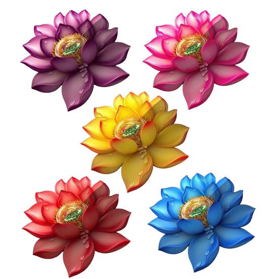 Коврик для пола 3D Дизайн с цветами Противоскользящий Водонепроницаемый Износостойкий Ковер для пола Подушка для коленей для йоги и медитации