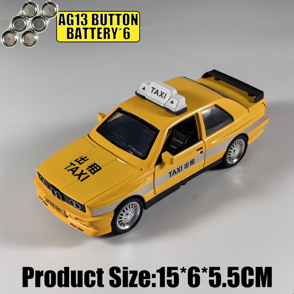 1:32 BMW M3 E30 Раллийный Спортивный Седан Сплав Металл Литье под Давлением Модель Автомобиля Настольный Дисплей Украшение Высокая Симуляция Миниатюрный Транспорт Подарок