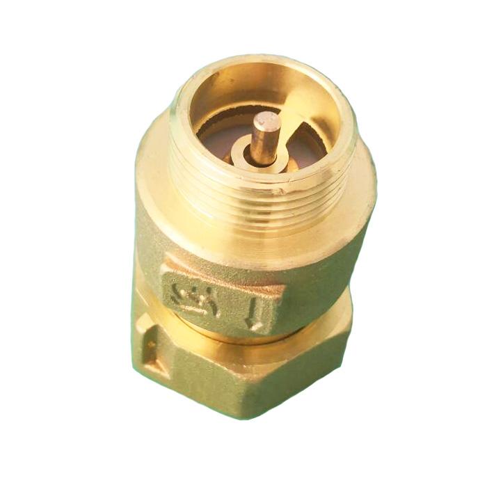 DN15 DN20 DN25 1/2" 3/4" 1" BSP Внутренняя Наружная Латунный Односторонний Обратный Клапан Для Установки До Или После Счетчика Воды
