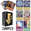 Набор самодельных карт Yu-gi-oh Потрясающий Белоглазый Дракон Темный Маг 100 карт