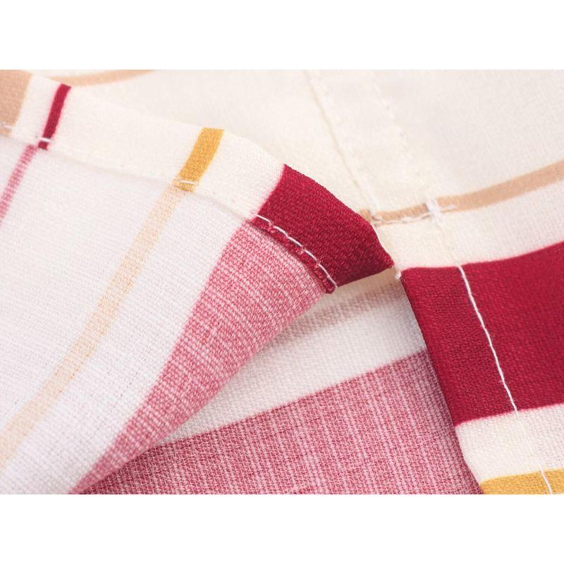 Kaslead New Women Clothes Western Style Fashion Contrast Color Stripe Shirts Trousers 8046220 8050222