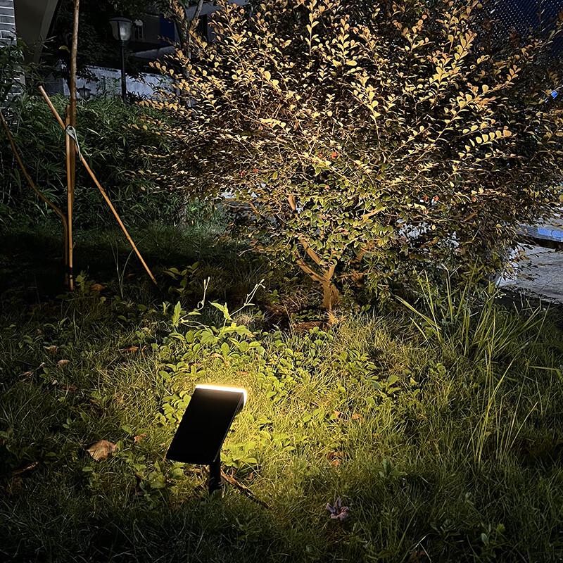 Solar Outdoor Warm Light Landscape Spotlight
