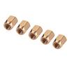 5 Pcs Golden Guitar Truss Nut Metal Electric Guitar Nut Brass Truss Nut  For Electric Guitar