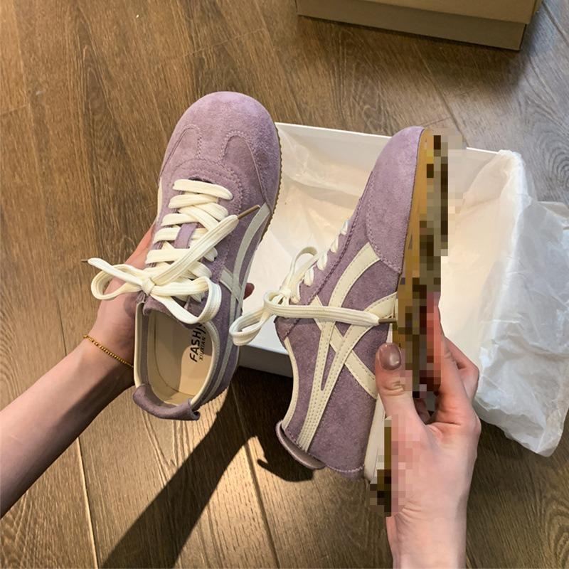 Женские ретро 2 новые осенние универсальные спортивно-повседневные туфли на плоской подошве