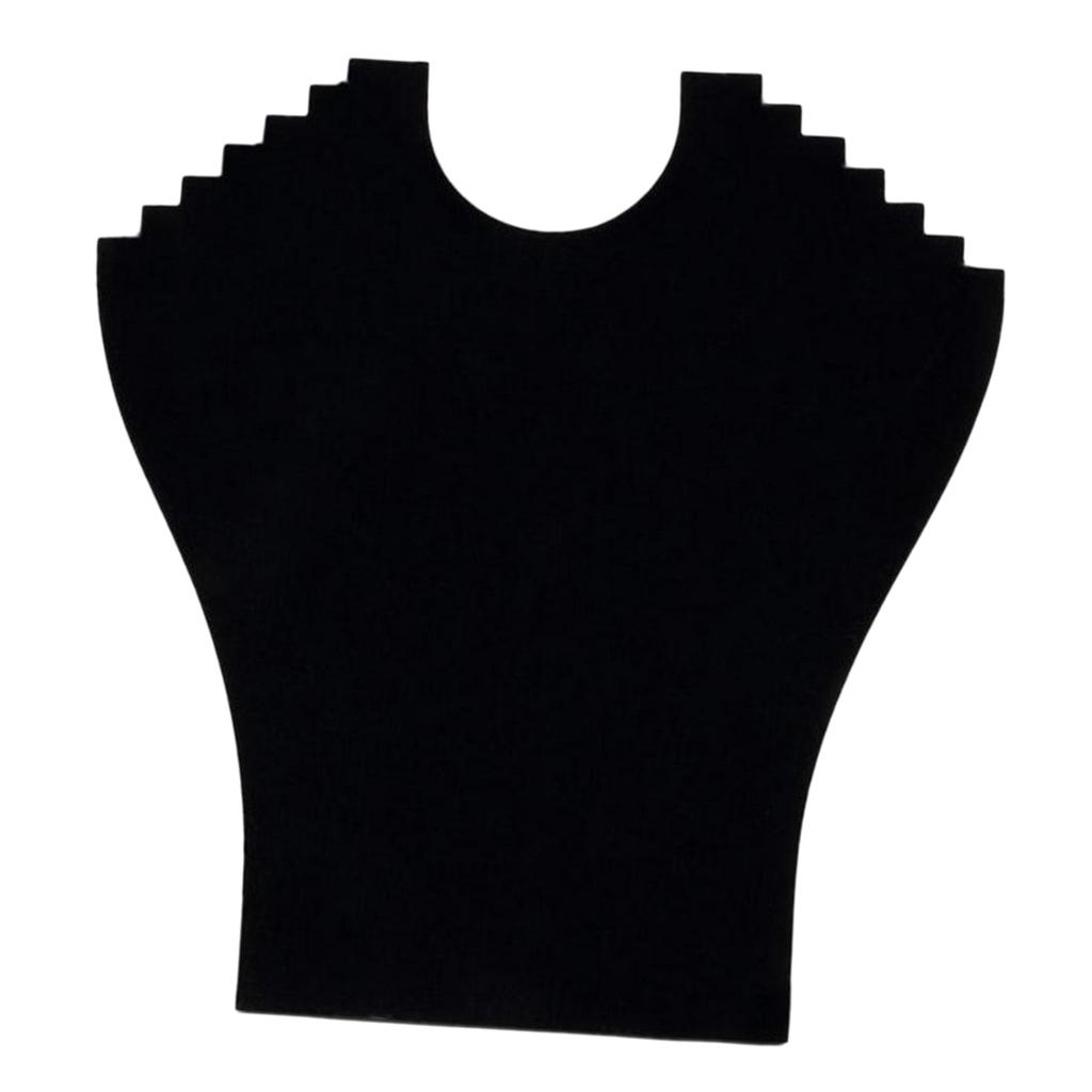 Necklace Pendant Display Holder Stand Velvet Easel Organizer Rack 19x35.5cm