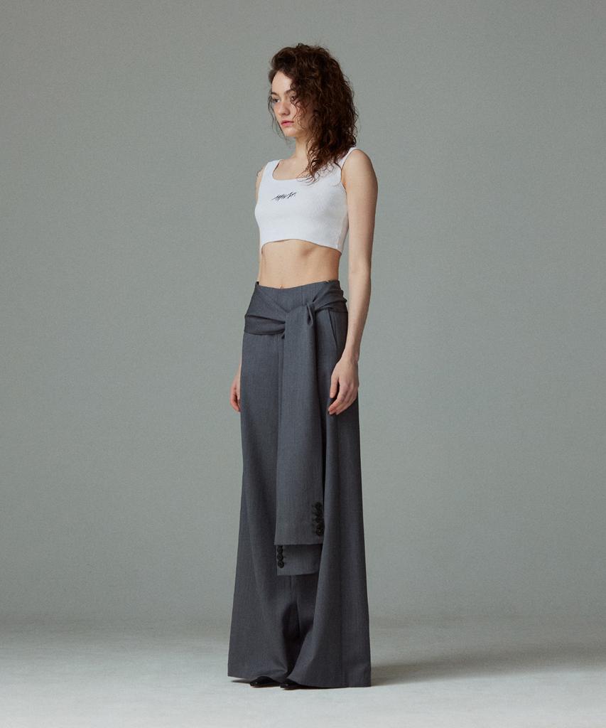 Meuameu Tie-Up Sleeve Pants