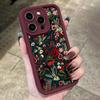 Для iPhone 17 16 15 14 13 12 11 Pro Max Air Case Винтажный Цветочный Узор Силиконовый Чехол Для iPhone XS Max XR X 7 8 Plus 16E Funda