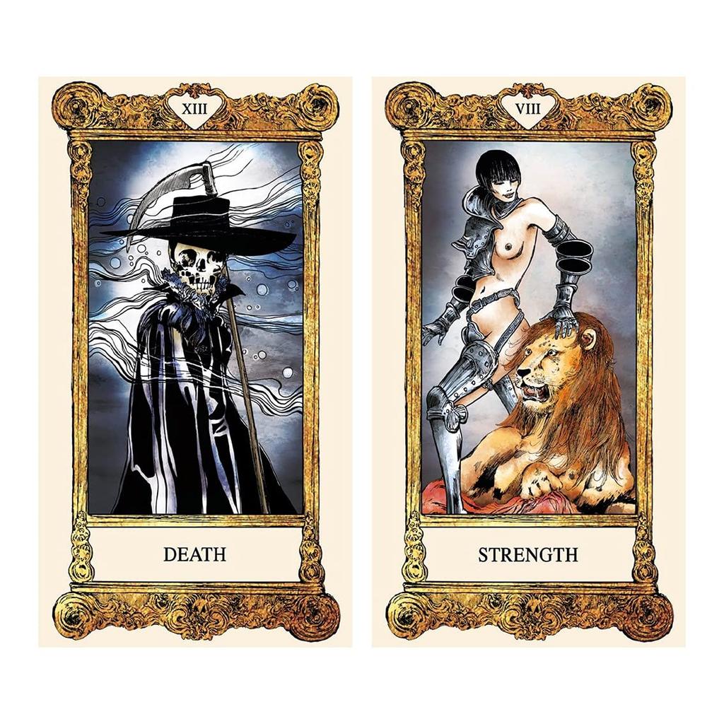 Kancharo Tarot Card Set Includes Japanese Tarot Card Instructions Pouch 78-Card [Valentina Tarot] & (Authentic)