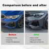 SecosAutoparts Pair Front Bumper Side Grill Trim Set, Glossy Black, Fit for BMW 3 Series G20 G21 M340i 2018-2022 3.0L l6, Replace# 51118093301