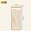 Bamboo Lid Glass Storage Bottles Jars Kitchen Sealed Food Container Canister Tea Coffee Beans Grains Candy Jars Orgnizer Boxes